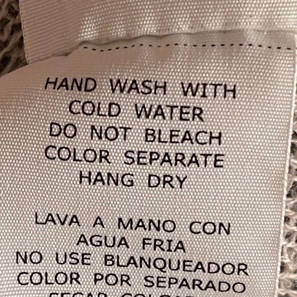 A'reve Sweater with Cardigan like attached sheer panels Sz L - Picture 8 of 8